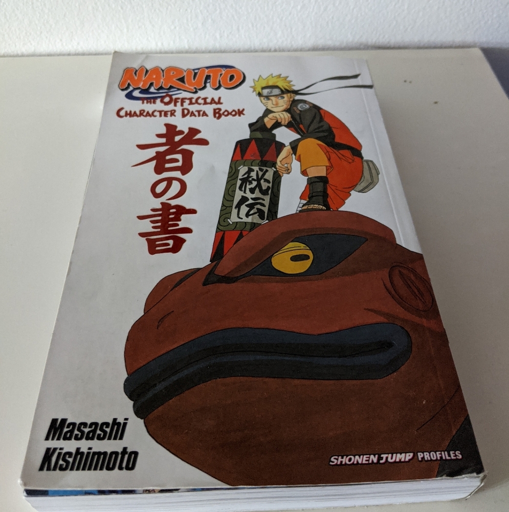 Naruto Character Data Book Manga